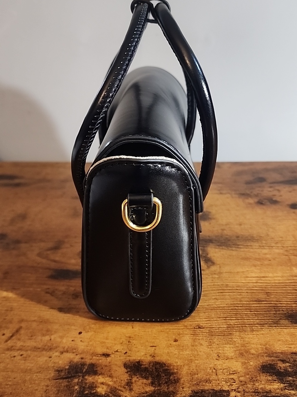 Black Luxurious Elegant Box Bag For Women New Fashion Handbag, Retro Red Color - Picture 5 of 7